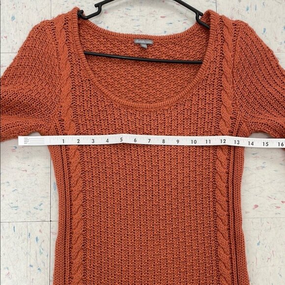 Charlotte Russe Burnt Orange Knit Dress Size S - Picture 5 of 12